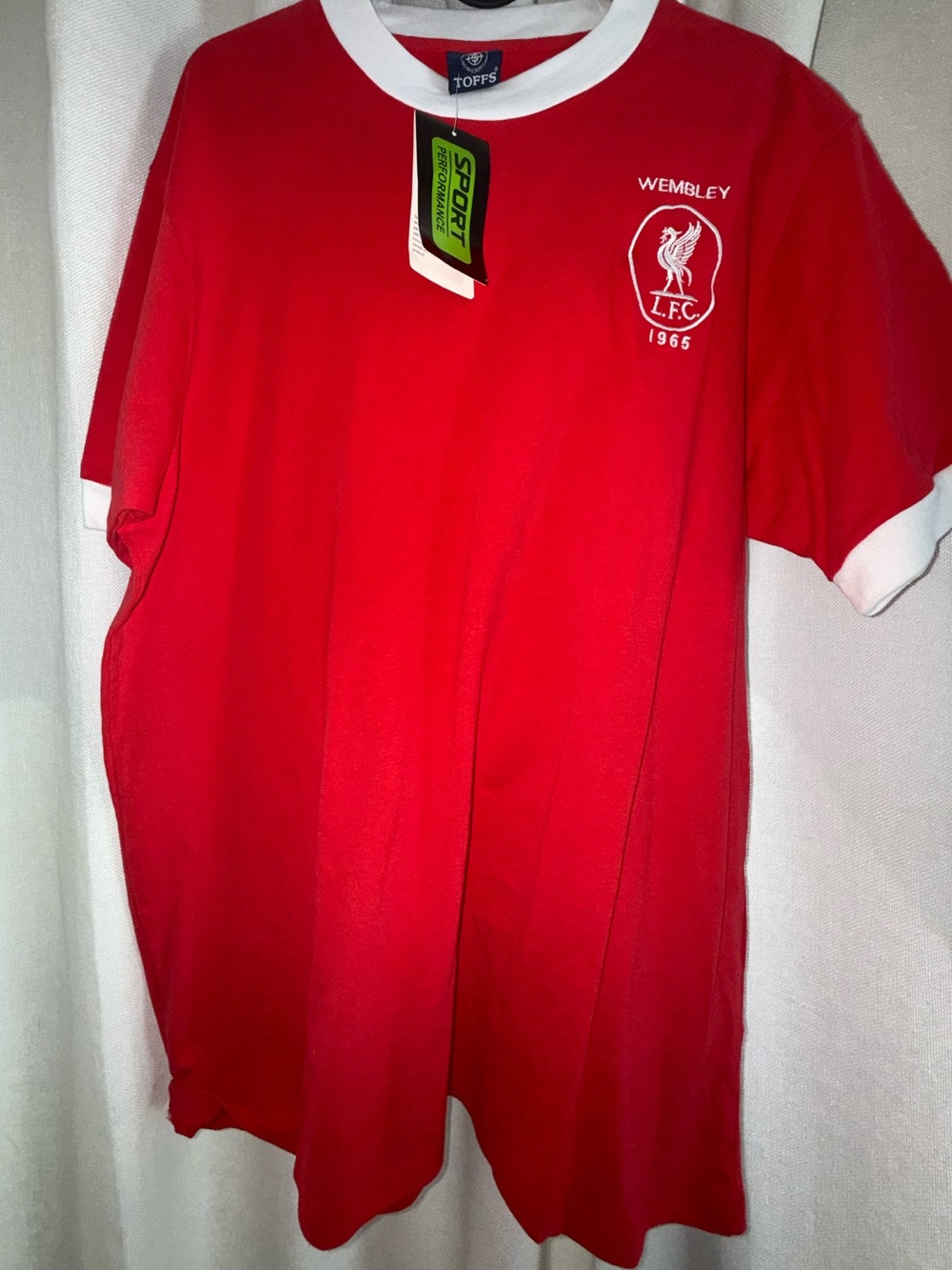 Wembley L.F.C. Red Short Sleeve Ringer Tee